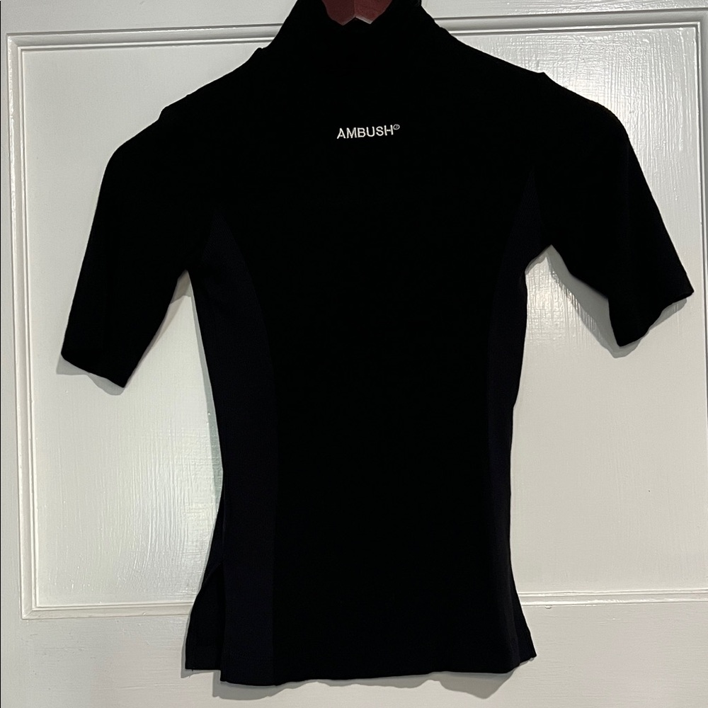 AMBUSH Women's Black Short Sleeve Top